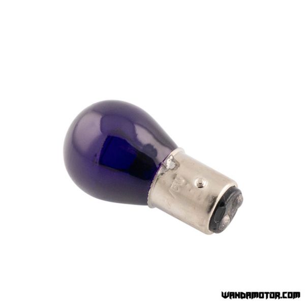 Bulb BAY15D 12V 21/5W purple